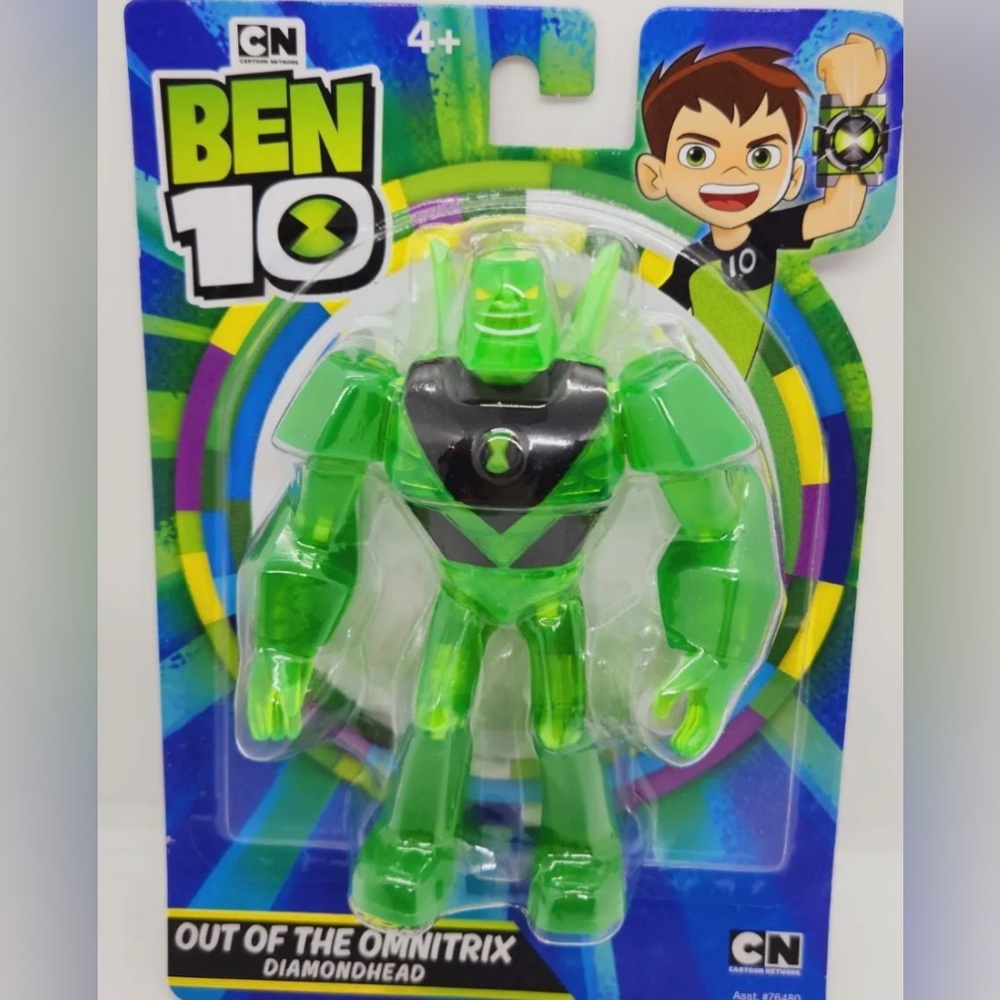 Ben 10 out of the omnitrix Diamondhead figure